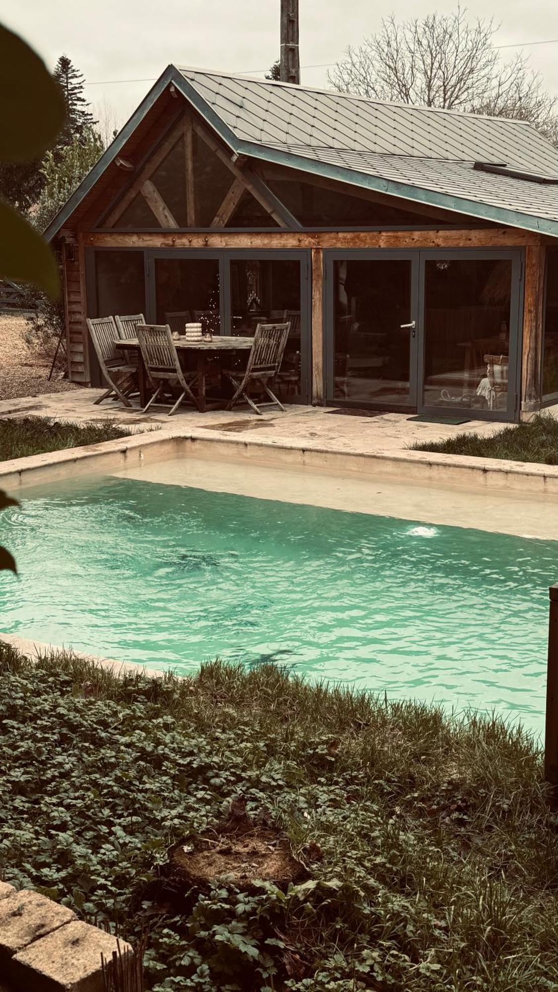 Cottage Normand Avec Sa Grande Piscine Chauffee Toute L Annee Sur Parc Arbore Et Clos En Plein Coeur De La Campagne Adapte Aux Kids Et Dog Friendly Saint-Antonin-de-Sommaire Exteriör bild